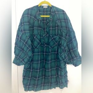Free people tunic flannel